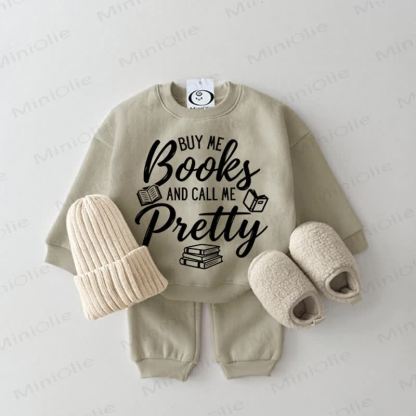 BUY ME BOOKS AND CALL ME PRETTY Baby Grau Grün 2-teiliges Set - Grau Grün - 2-3J - image 1