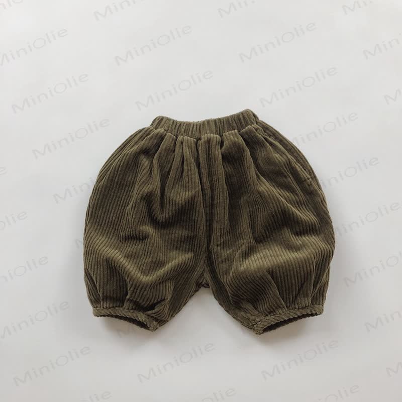 Weite, vielseitige Hose für Kleinkind und Baby - Armeegrüner Cord - 6-7J - image 27