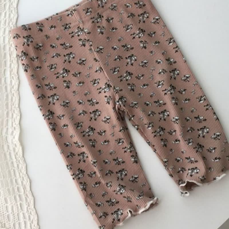 2-teiliges Set für Kleinkind-Mädchen : Blumen T-Stück und Hose - image 8