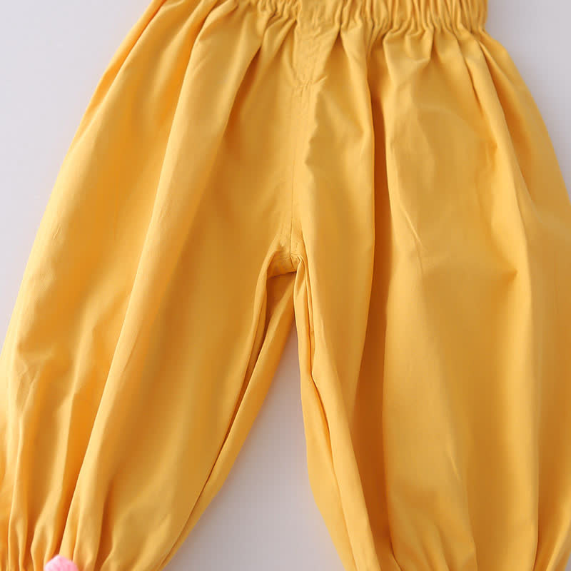2-teiliges Set für Baby und Babys: Spitze und Hose mit Blumenmuster und Blumen - image 13