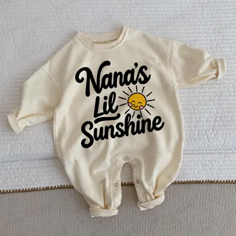 NANA'S LIL SUNSHINE Baby Strampler in Beige - Beige - 2-3J - image 1