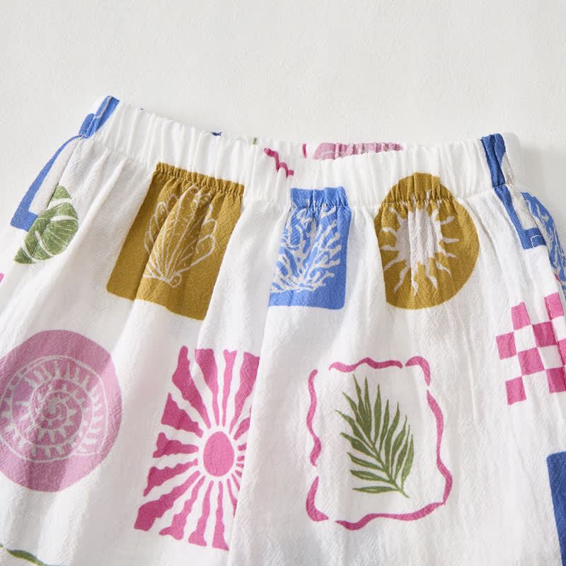 2-teiliges Set für Baby und Kleinkind-Jungen : Hemd und Shorts mit tropischen Pflanze - image 6