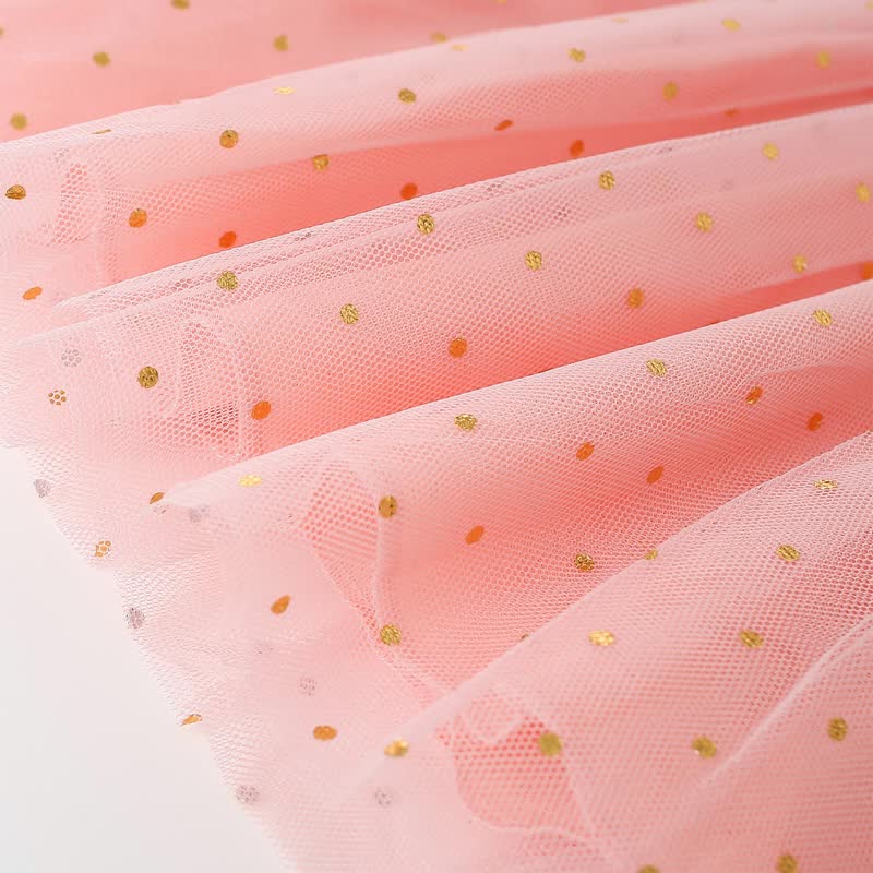 Kleinkind Mädchen Rosa Kleid mit Tanzprinzessinnen-Print , langärmelig, Tüll - image 5