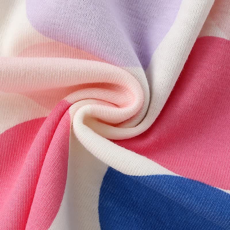 Kleinkind langärmeliges Kleid mit Punktmuster für Kleinkinder - image 5