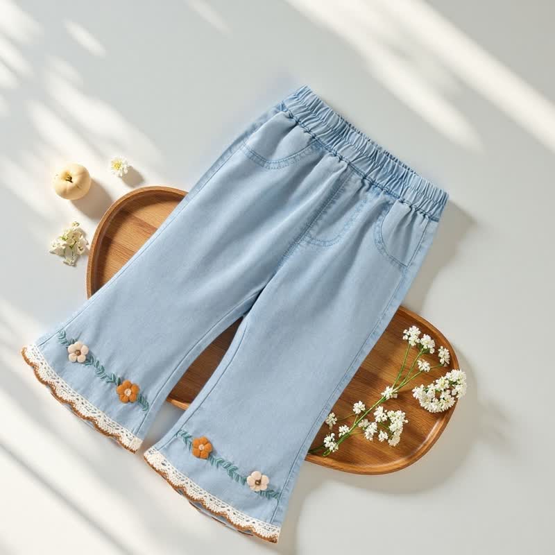 Lace aus Gestickt Denim für Kleinkind - image 1
