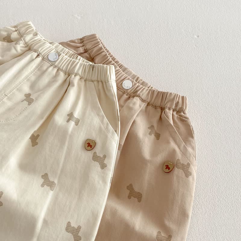 Baby Kleinkind -Hose mit Welpenprint und elastischem Hose - image 5