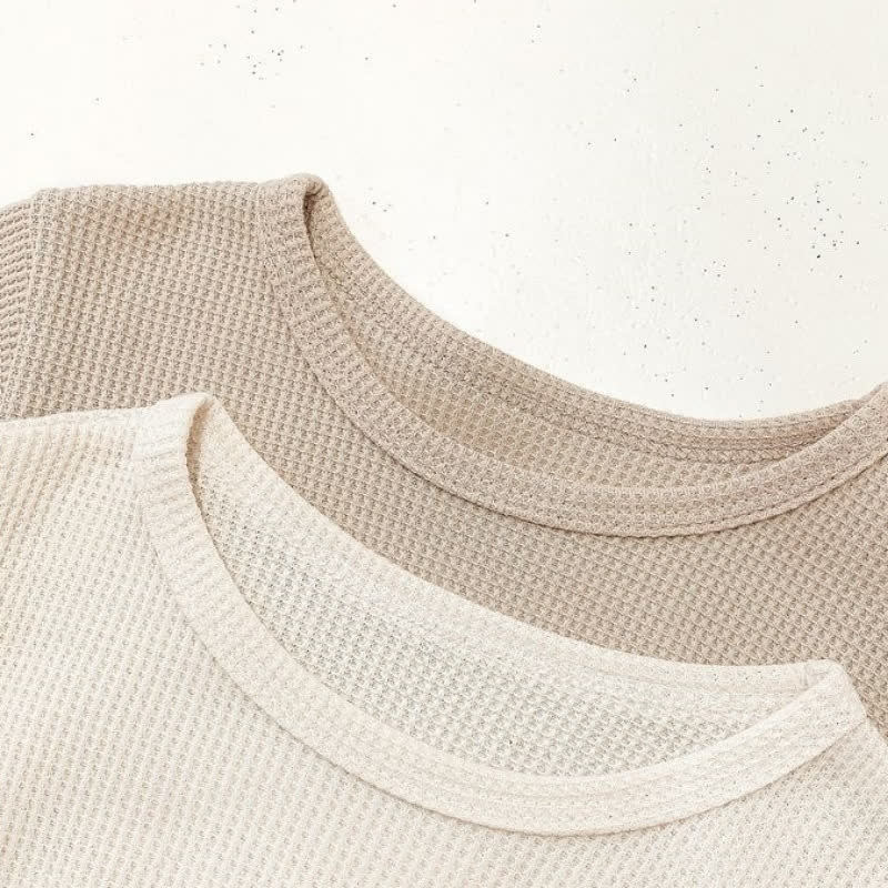 Baby Bär Pocket Waffel Spitze und Hose 2-teiliges Set - image 5