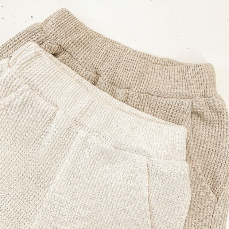 Baby Bär Pocket Waffel Spitze und Hose 2-teiliges Set - image 9