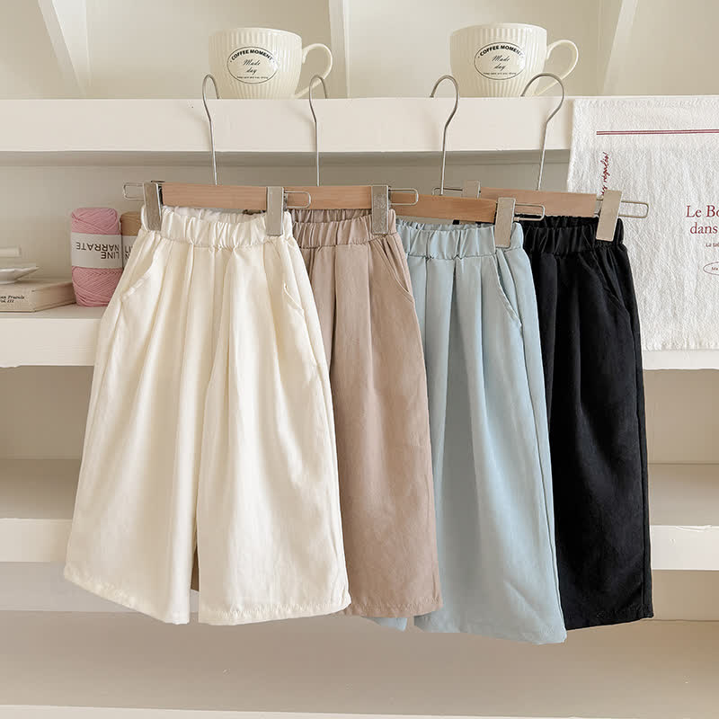 2-teiliges Set für Kinder-Mädchen : Gerippt T-Stück und Hose - image 9