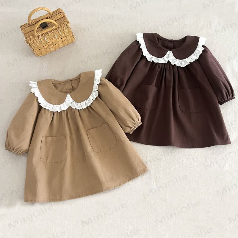 Kleid mit Lace für Kleinkind - image 2