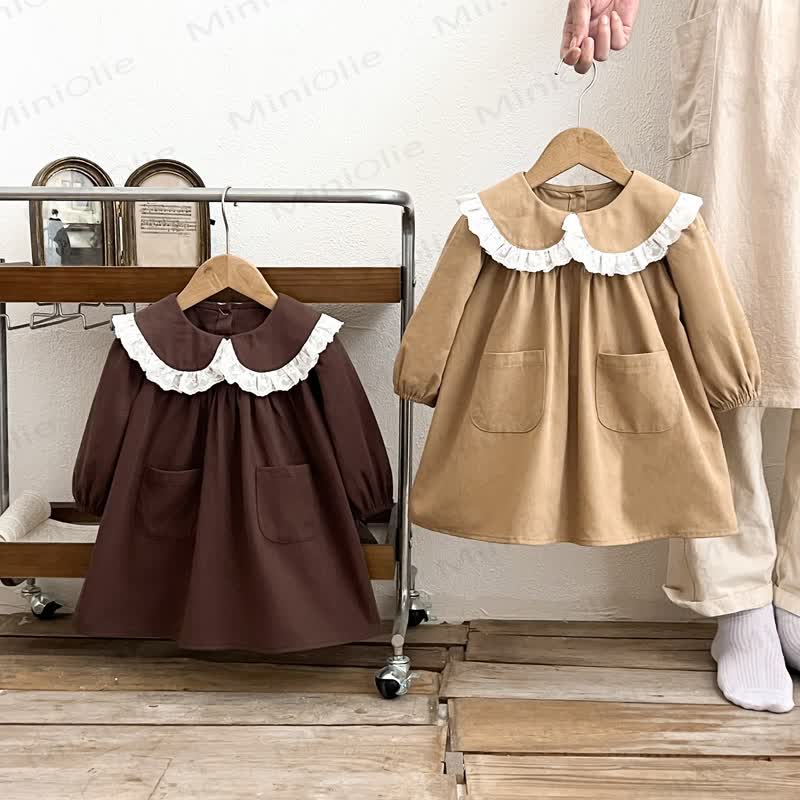 Kleid mit Lace für Kleinkind - image 3