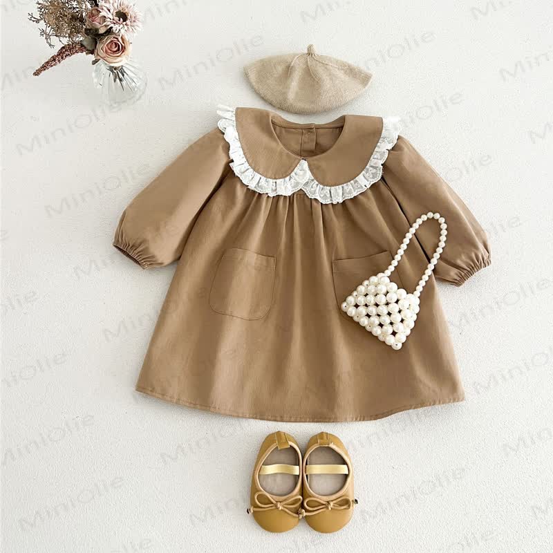 Kleid mit Lace für Kleinkind - image 4