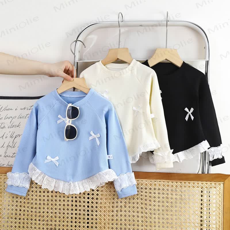 Süß Schleife mit Lace für Kleinkind - image 1