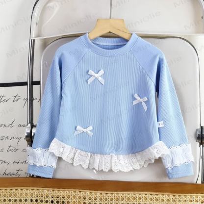 Süß Schleife mit Lace für Kleinkind - Blau - 10-11J - image 7