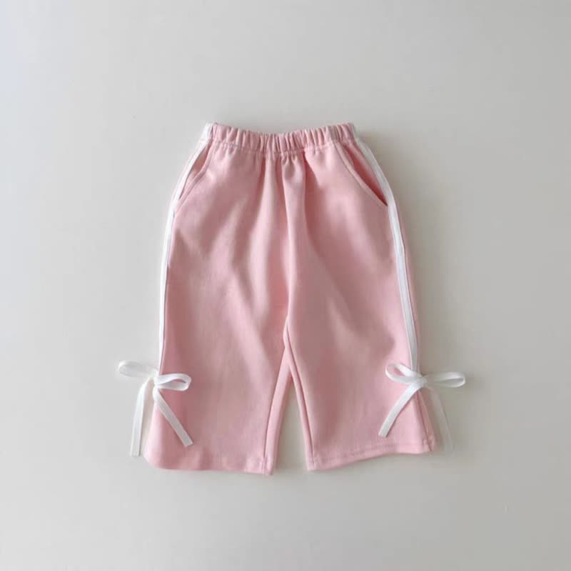 2-teiliges Set aus Sweatshirt und Hose mit Schleife für Baby - image 4