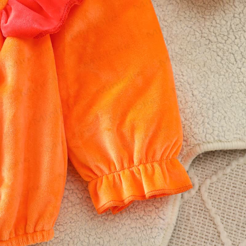 Baby Truthahn-Rüschen- Bodysuit mit langen Ärmeln - image 5