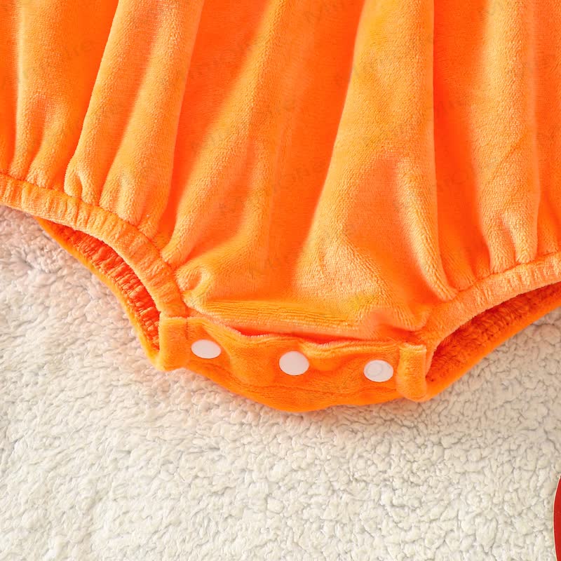 Baby Truthahn-Rüschen- Bodysuit mit langen Ärmeln - image 6