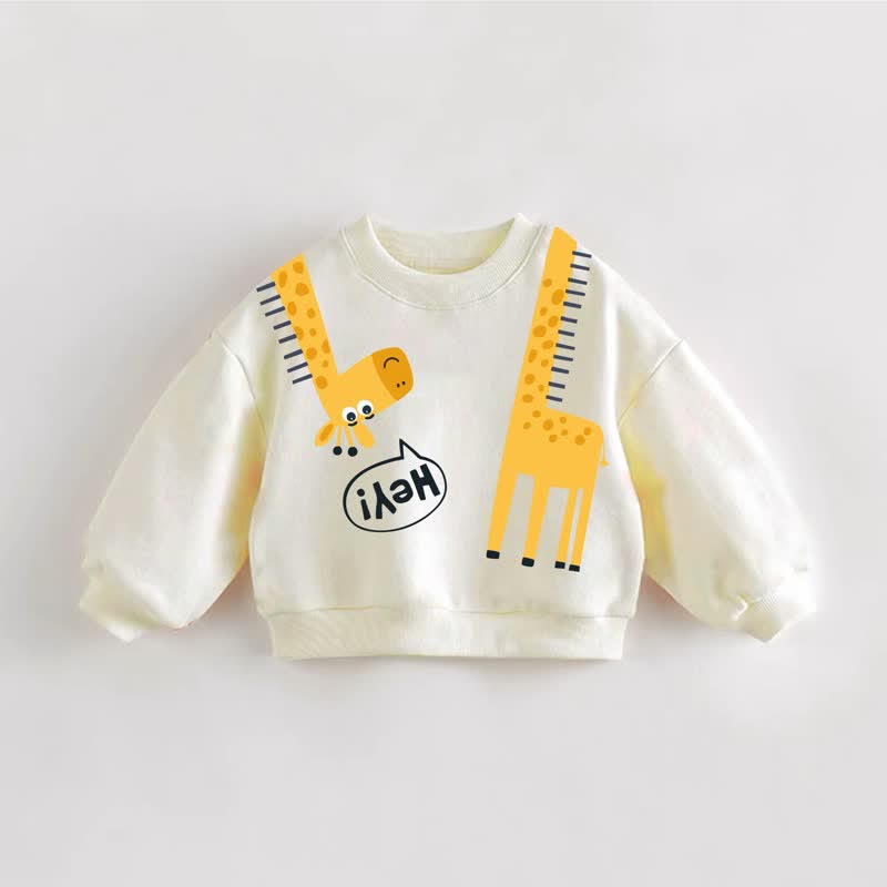 HEY! Baby Kleinkind - Sweatshirt in Creme - Creme - 3-5J - image 1
