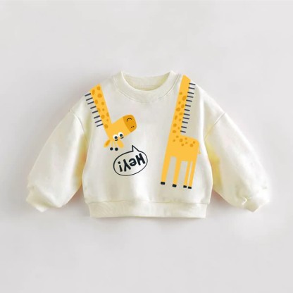 HEY! Baby Kleinkind - Sweatshirt in Creme - Creme - 3-5J - image 1