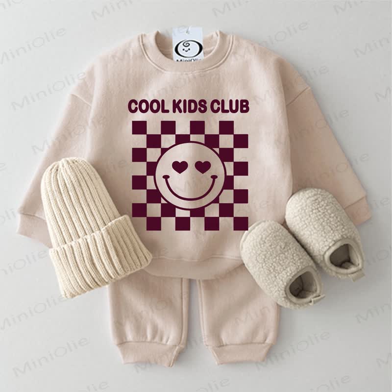 COOL KIDS CLUB - Sweatshirt Set (2-teilig) - Beige - 2-3J - image 1