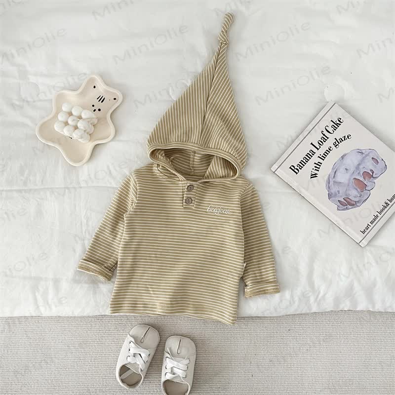 BONJOUR Baby Streifen Langarm-T-Shirt - Gelb Streifen - 2-3J - image 6