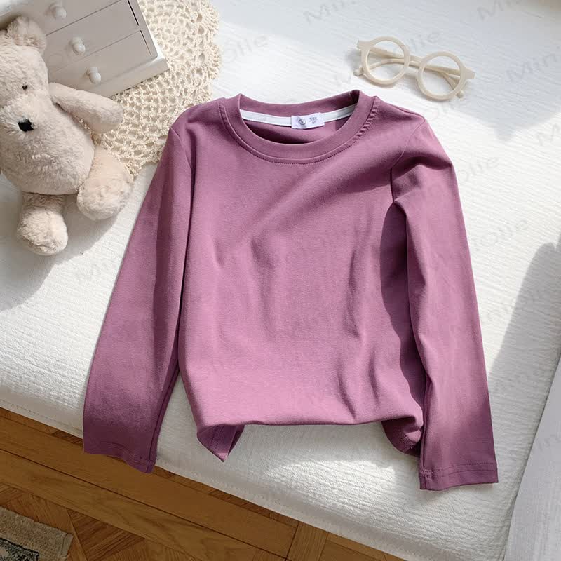 Langarm-T-Shirt mit Streifen für Kleinkind - Lila - 10-11J - image 12