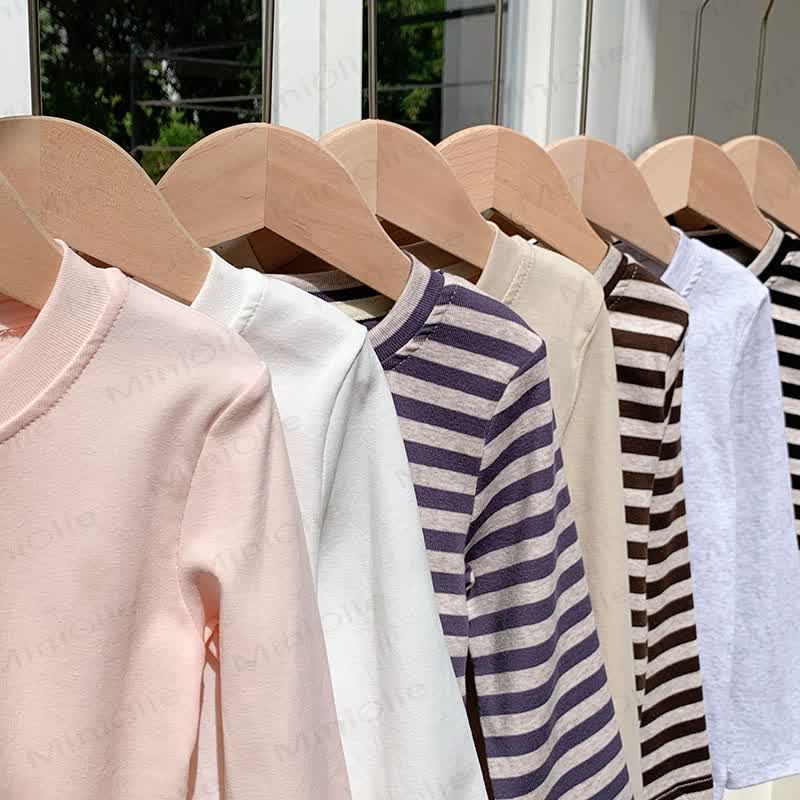Langarm-T-Shirt mit Streifen für Kleinkind - image 2