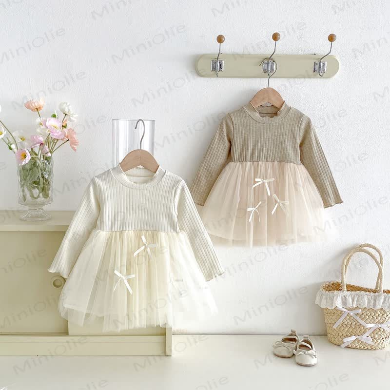 Langarm Stricken für Kleid und Kleinkind-Mädchen - image 3