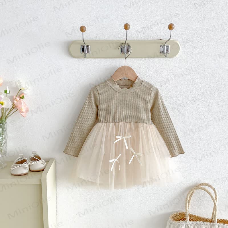 Langarm Stricken für Kleid und Kleinkind-Mädchen - image 8