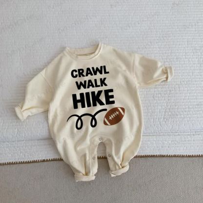 Baby CRAWL WALK HIKE und Strampler - Beige - 2-3J - image 1