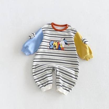 SMILE Baby Strampler mit Farbblockstreifen / Set - Strampler - 4-5J - image 6