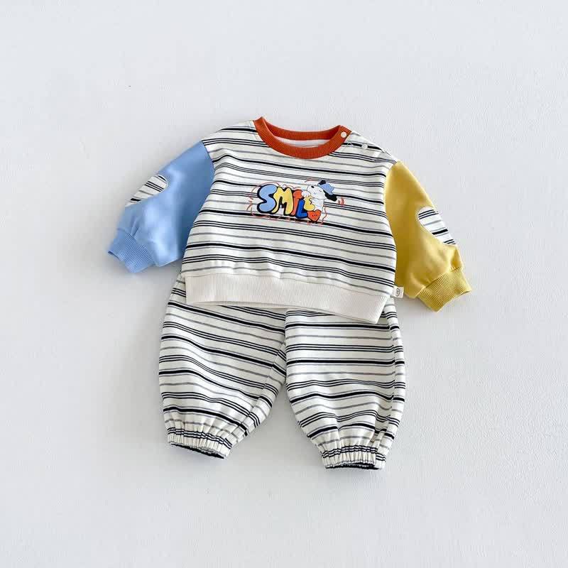 SMILE Baby Strampler mit Farbblockstreifen / Set - Set - 4-5J - image 7
