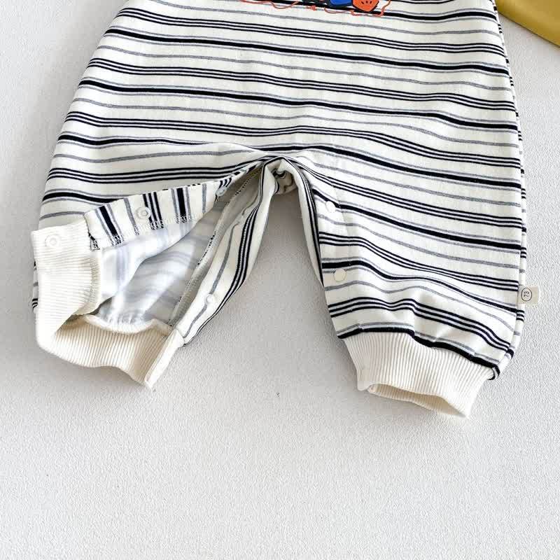 SMILE Baby Strampler mit Farbblockstreifen / Set - image 14