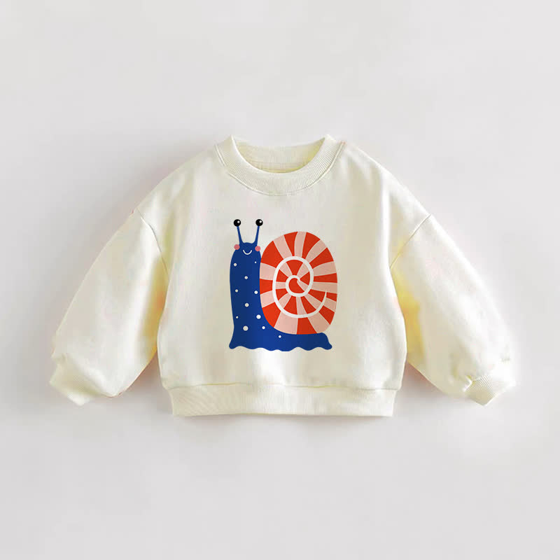 Baby Kleinkind Schneckencreme Sweatshirt - Creme - 3-5J - image 1