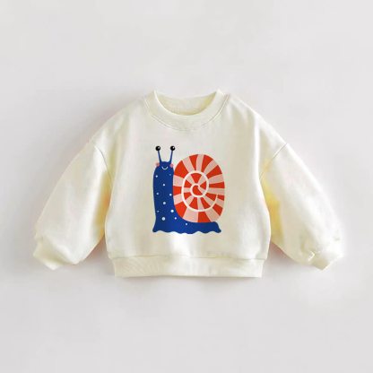 Baby Kleinkind Schneckencreme Sweatshirt - Creme - 3-5J - image 1