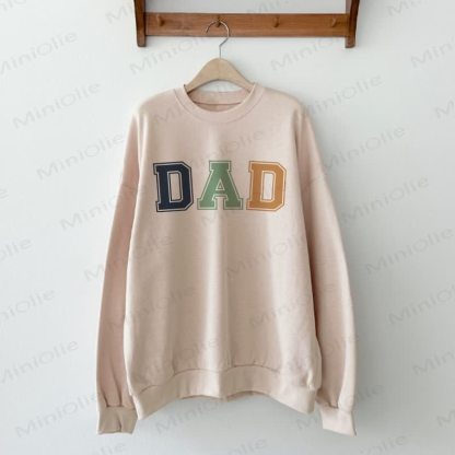 DAD/LITTLE MAN Daddy und ich Sweatshirt - Beige - Sweatshirt für Erwachsene: XL - image 2
