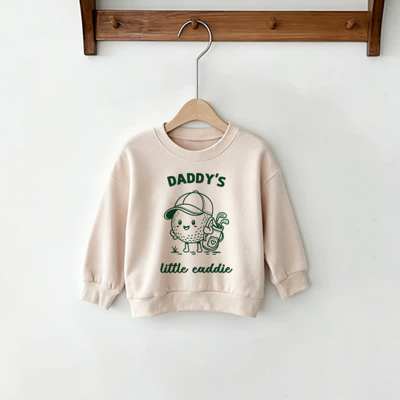 BESTER PAPA VON PAR/ DADDY'S LITTLE CADDIE Daddy und ich Sweatshirt - Beige - Baby Sweatshirt: 2-3J - image 2