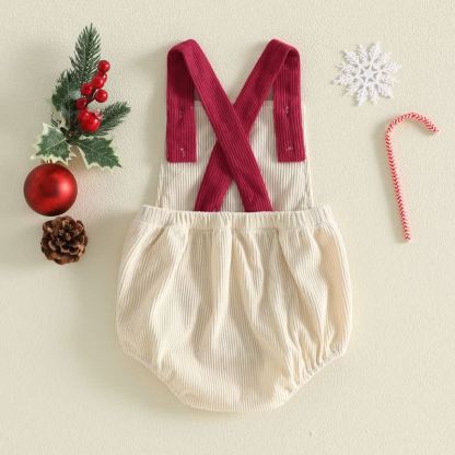 MY 1ST CHRISTMAS Baby Bodysuit mit Stickerei und Trägern - image 2