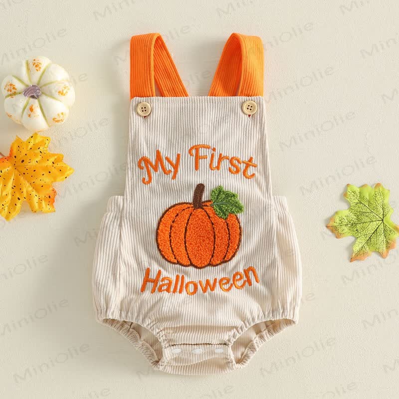 MY FIRST HALLOWEEN Baby Kürbis- Bodysuit - Beige - 12-18M - image 1
