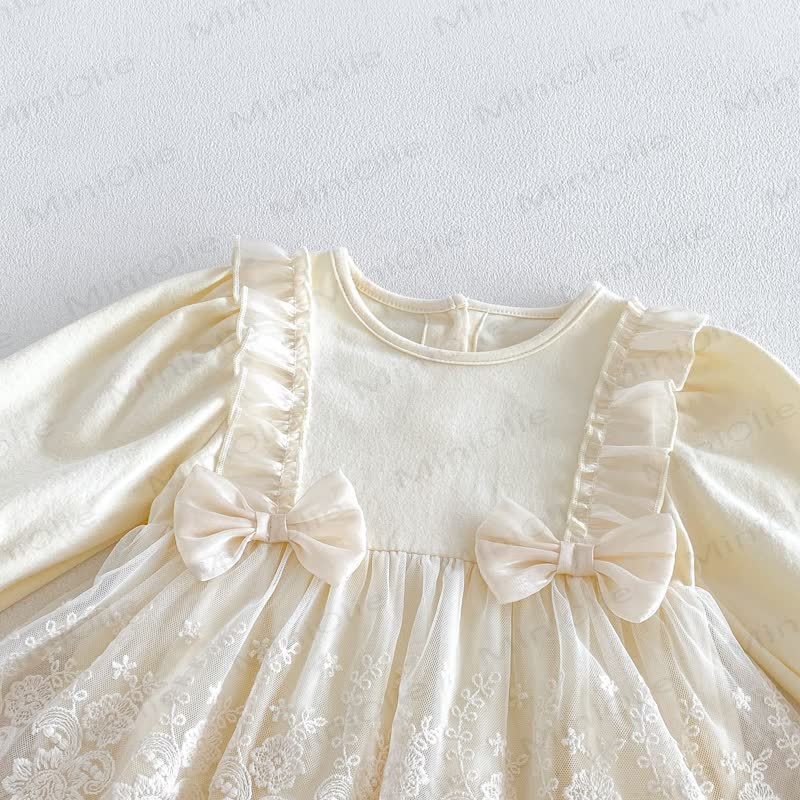 Baby Bodysuit mit Vintage - Spitzenbesatz  - image 7