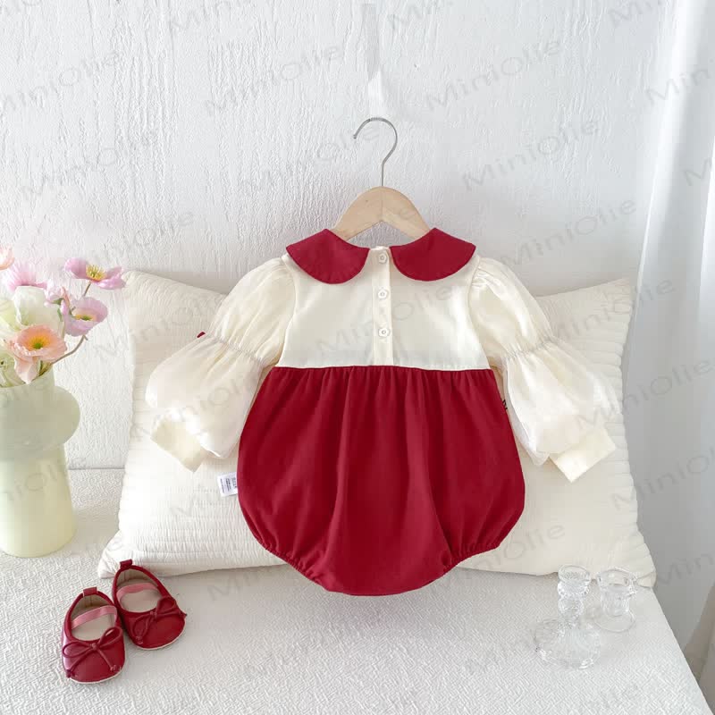 Baby mit Schleife und Peter-Pan-Kragen - image 4