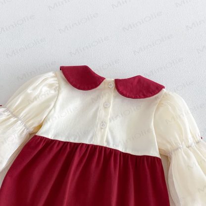 Baby mit Schleife und Peter-Pan-Kragen - image 8