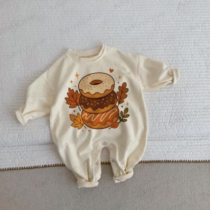 Baby Kleinkind Donut Beige Strampler - Beige - 2-3J - image 1