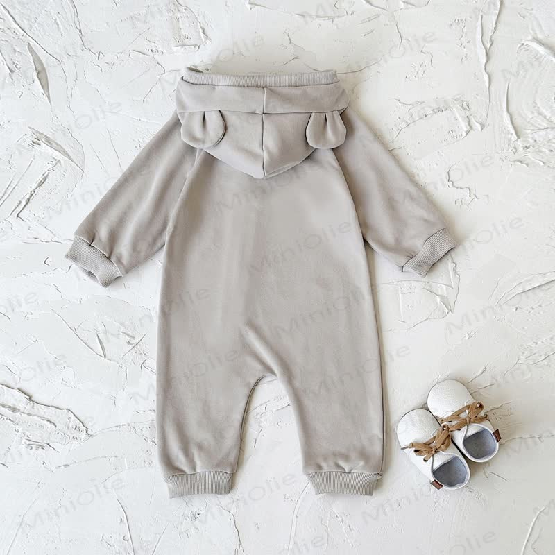 BEAR BABY Baby Bär Kapuzen- Strampler mit Reißverschluss - image 7