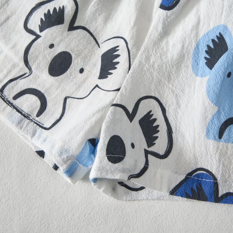 2-teiliges Set aus weißem Koala-Shirt und Shorts für Baby und Kleinkind - image 8