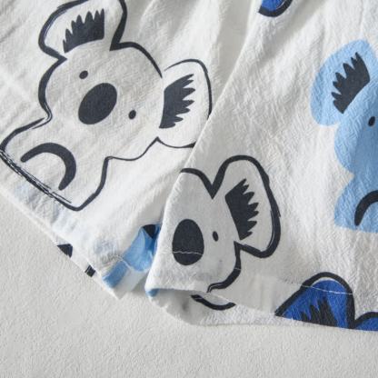 2-teiliges Set aus weißem Koala-Shirt und Shorts für Baby und Kleinkind - image 8
