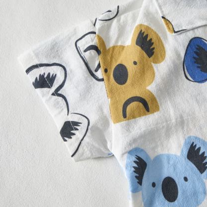2-teiliges Set aus weißem Koala-Shirt und Shorts für Baby und Kleinkind - image 4