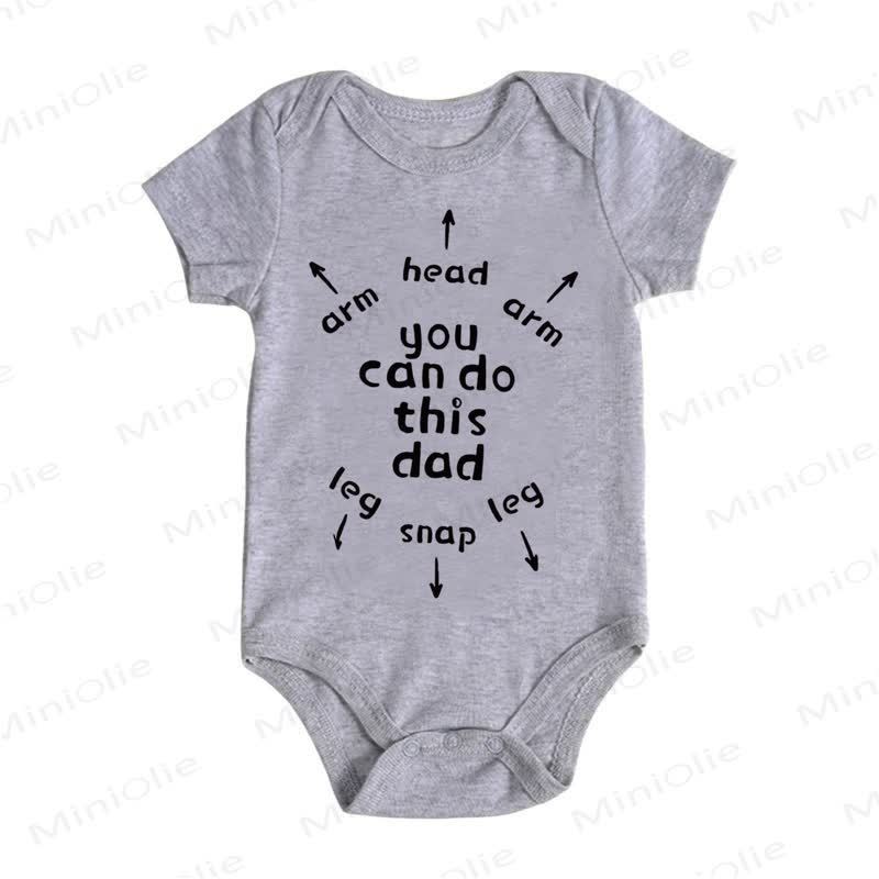 „YOU CAN DO THIS DAD!“ Bodysuit mit Grafik - Grau - 18-24M - image 6