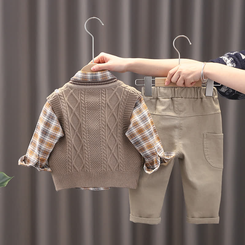 Klassisches Stricken - Set für Kleinkind und Jungen, 3-teilig - image 7