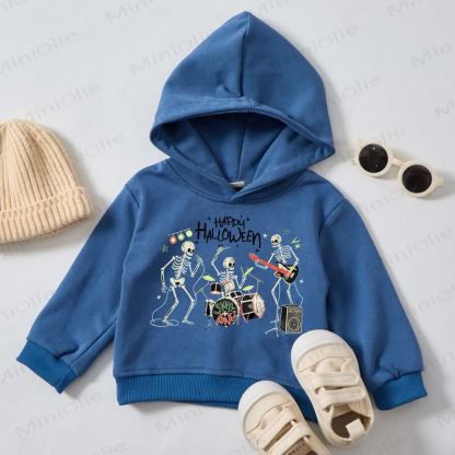 HAPPY HALLOWEEN! Baby Kleinkind mit Skelett-Print, Blau - Blau - 3-5J - image 1